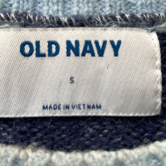 Womens Size Small Old Navy Cozy Blue Ombré Sweater - Picture 3 of 3